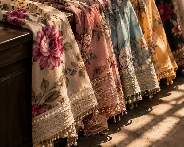 Floral position sarees