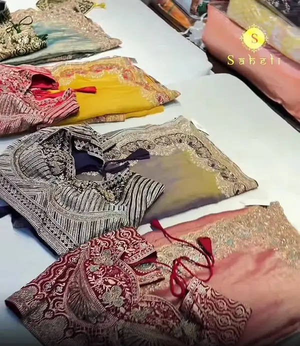 Embroidered premium sarees